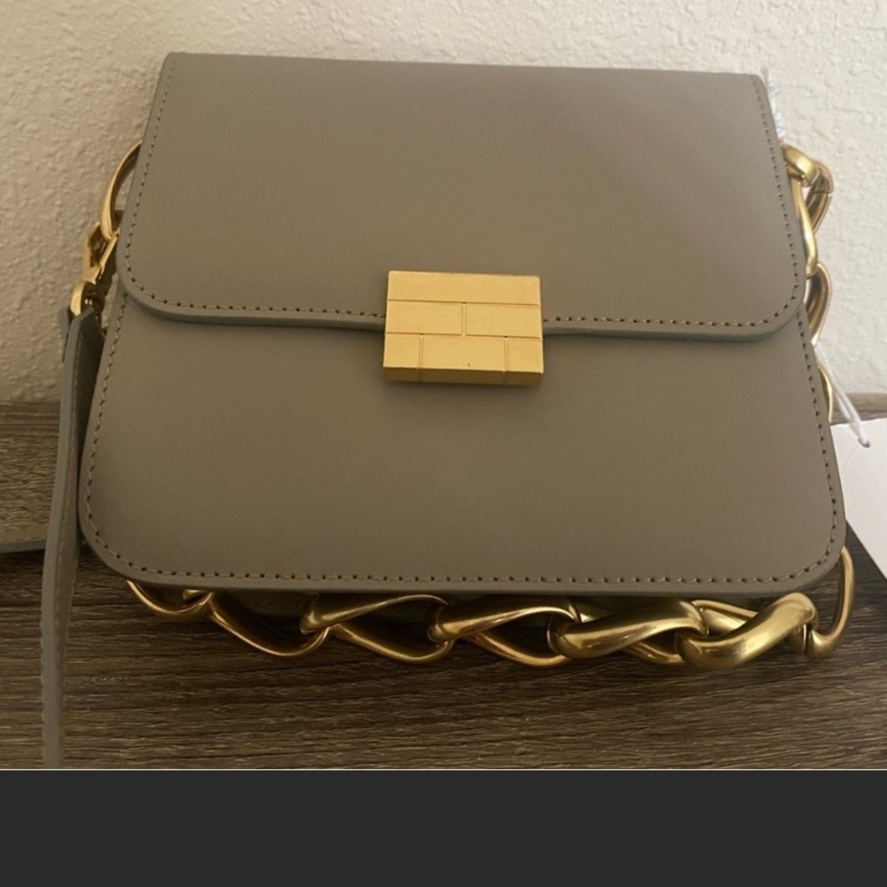 Frame HDBG signature mini Taupe purse